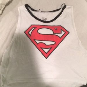 Superman no sleeve SHIRT